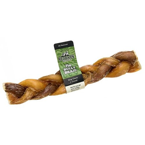 Redbarn - Braided Bully Stick - 7"